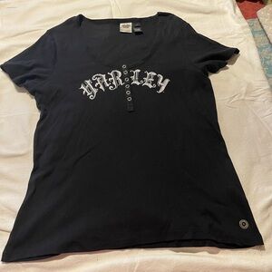 Harley-Davidson Black Short Sleeve Tee